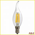 لامپ فیلامنت پایه شمعی (E14) 6 وات / Filament