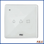 کلید کولر آبی هوشمند کریستال سفید / SW03AC