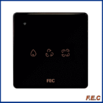 کلید کولر آبی هوشمند کریستال مشکی / SW03AC